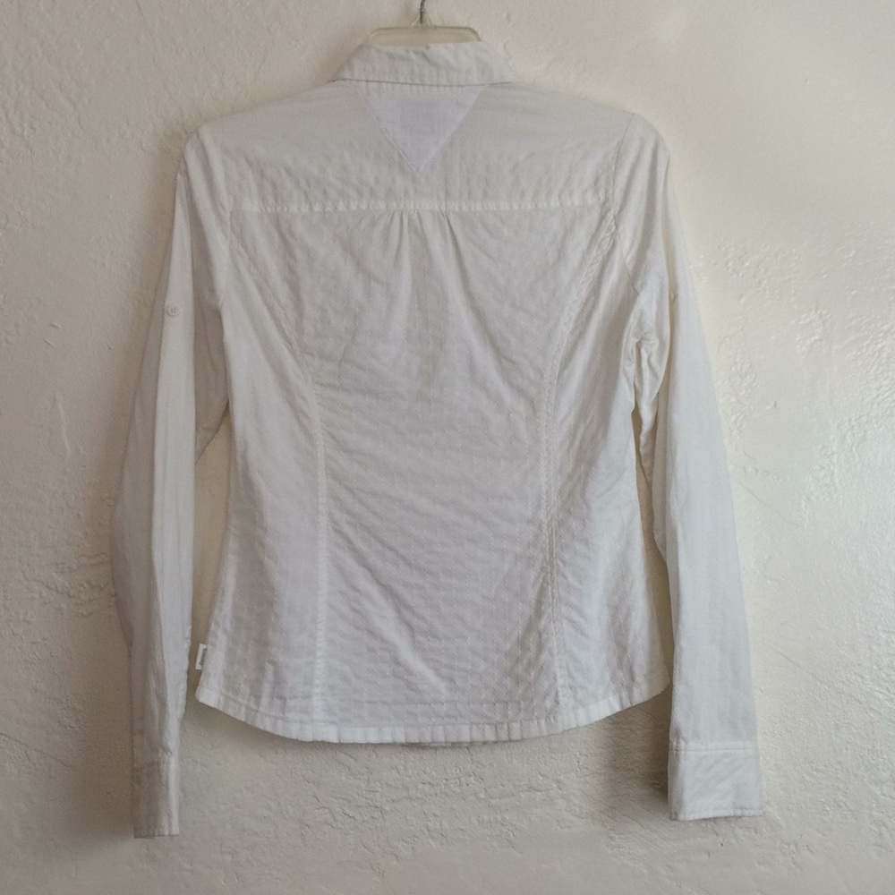 Tommy jeans fitted pearl snap textured cotton - Picture 6 of 8